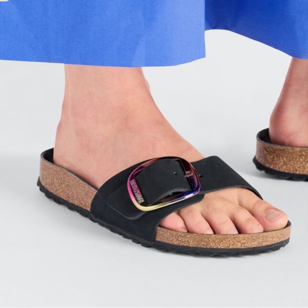 Birkenstock Madrid Big Buckle Sandal
Nubuck Leather